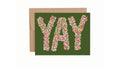 Pippi Post, Yay Floral Greeting Card