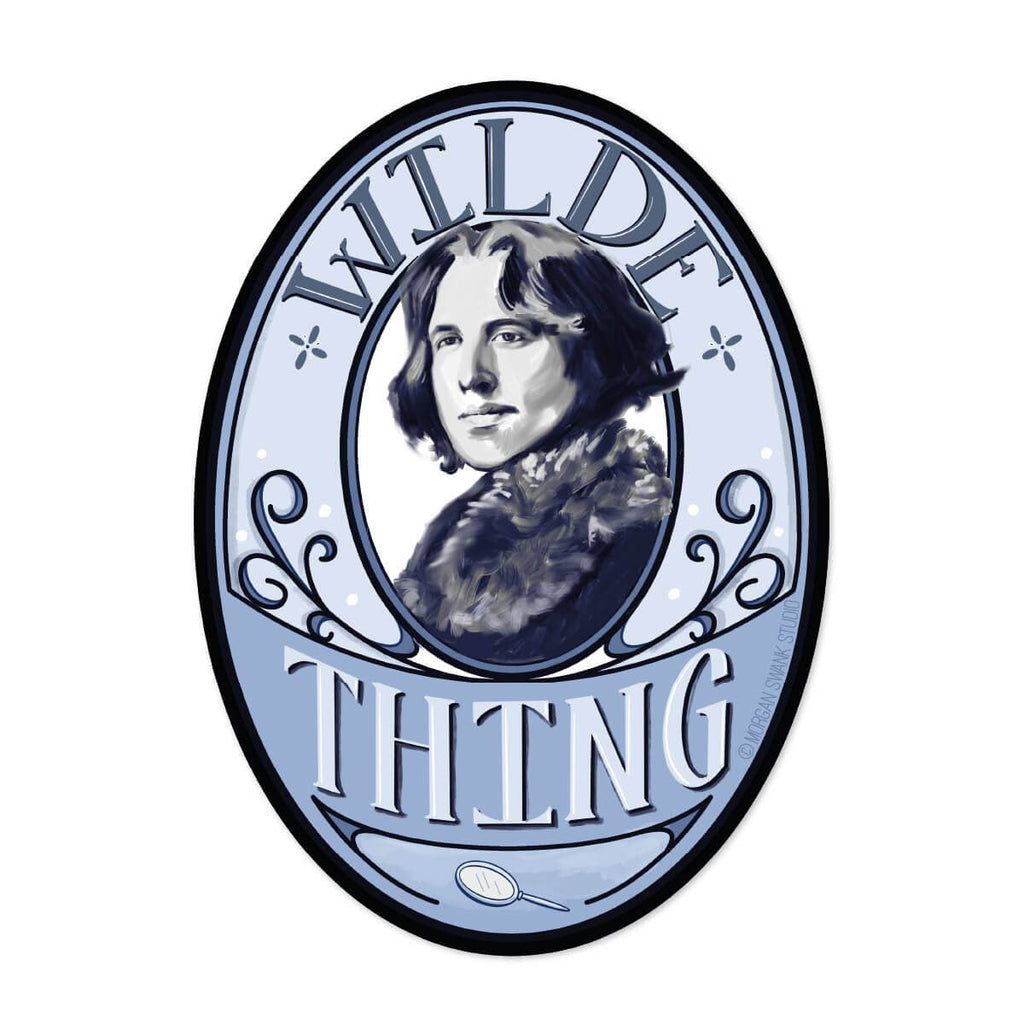Morgan Swank Studio - Wilde Book Author Cameo Sticker