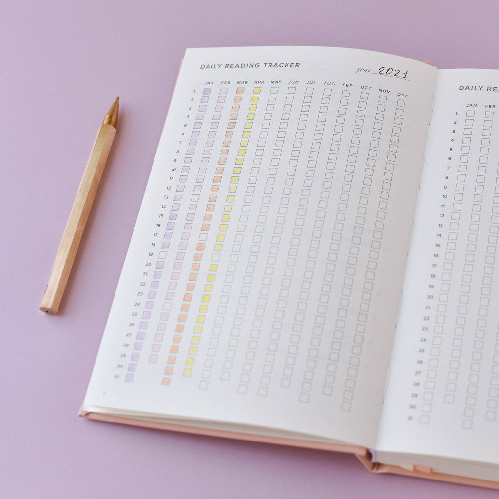 Kunitsa Co - Reading Journal (Avid Reader): Blush