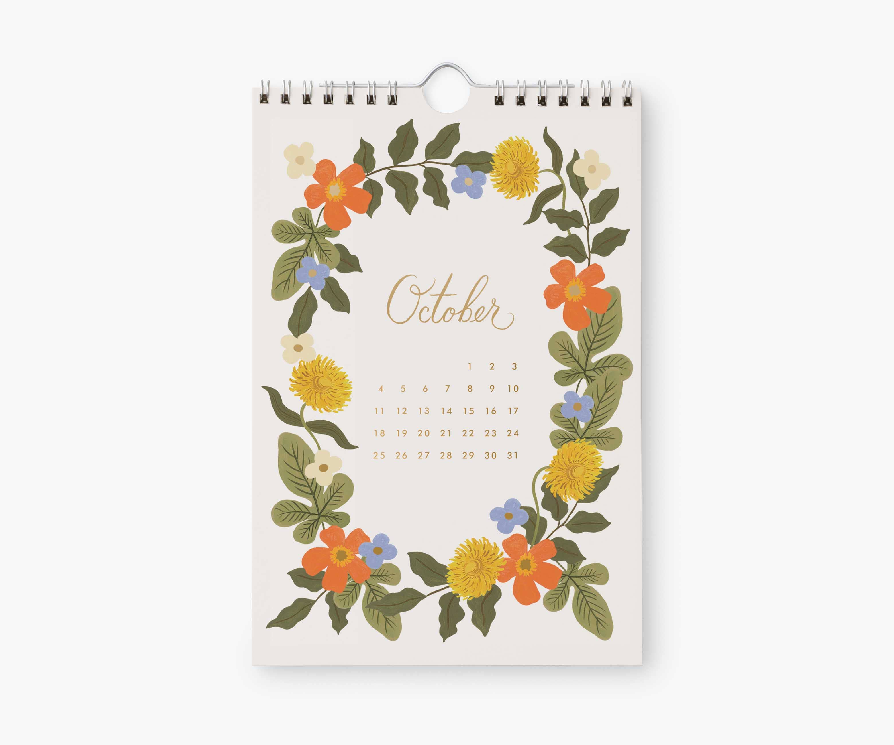 Rifle Paper Co. - 2026 Strawberry Fields Kitchen Calendar (6x9)