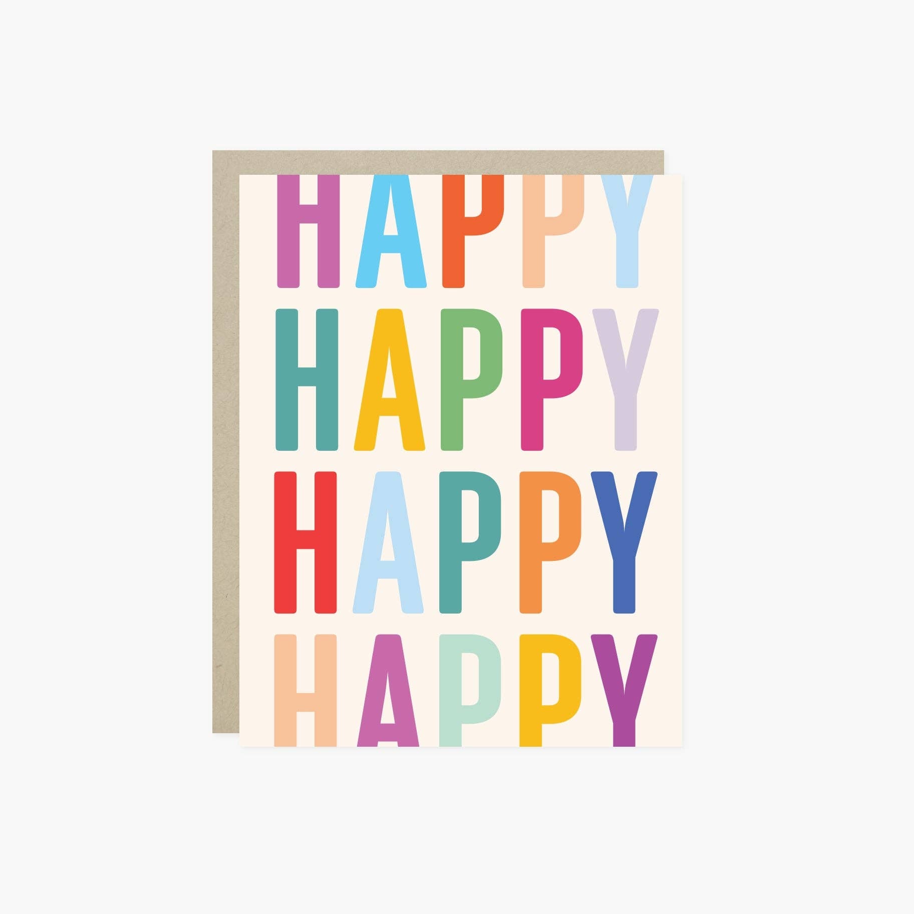 Barone and Co. - Happy Stacked Birthday Card