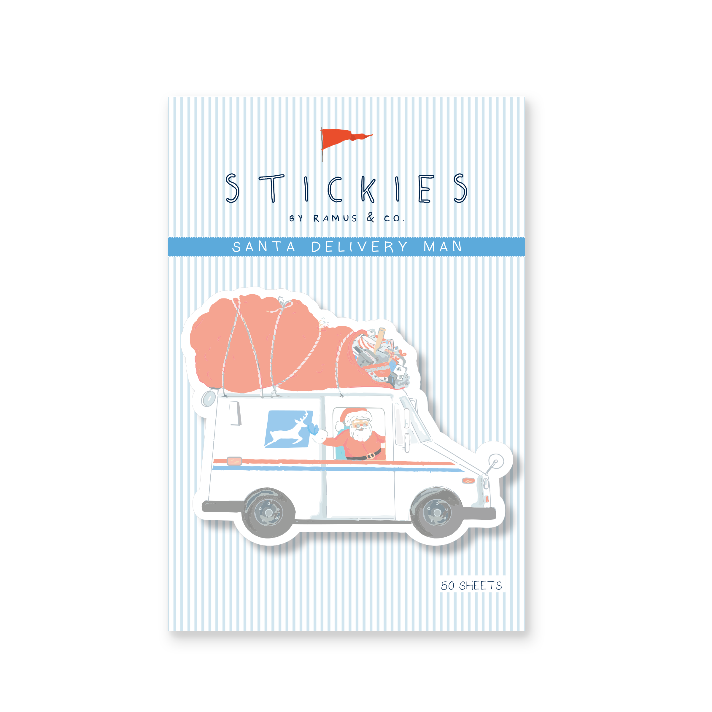 Ramus & Co. - Santa Delivery Man Stickies