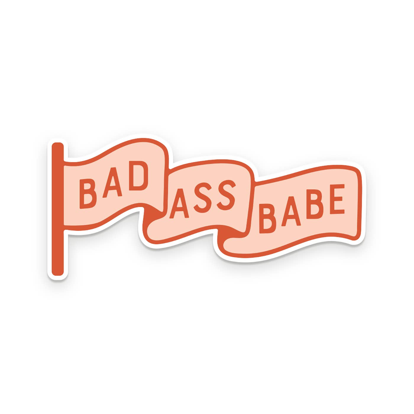 Ruff House Print Shop - Badass Babe Sticker