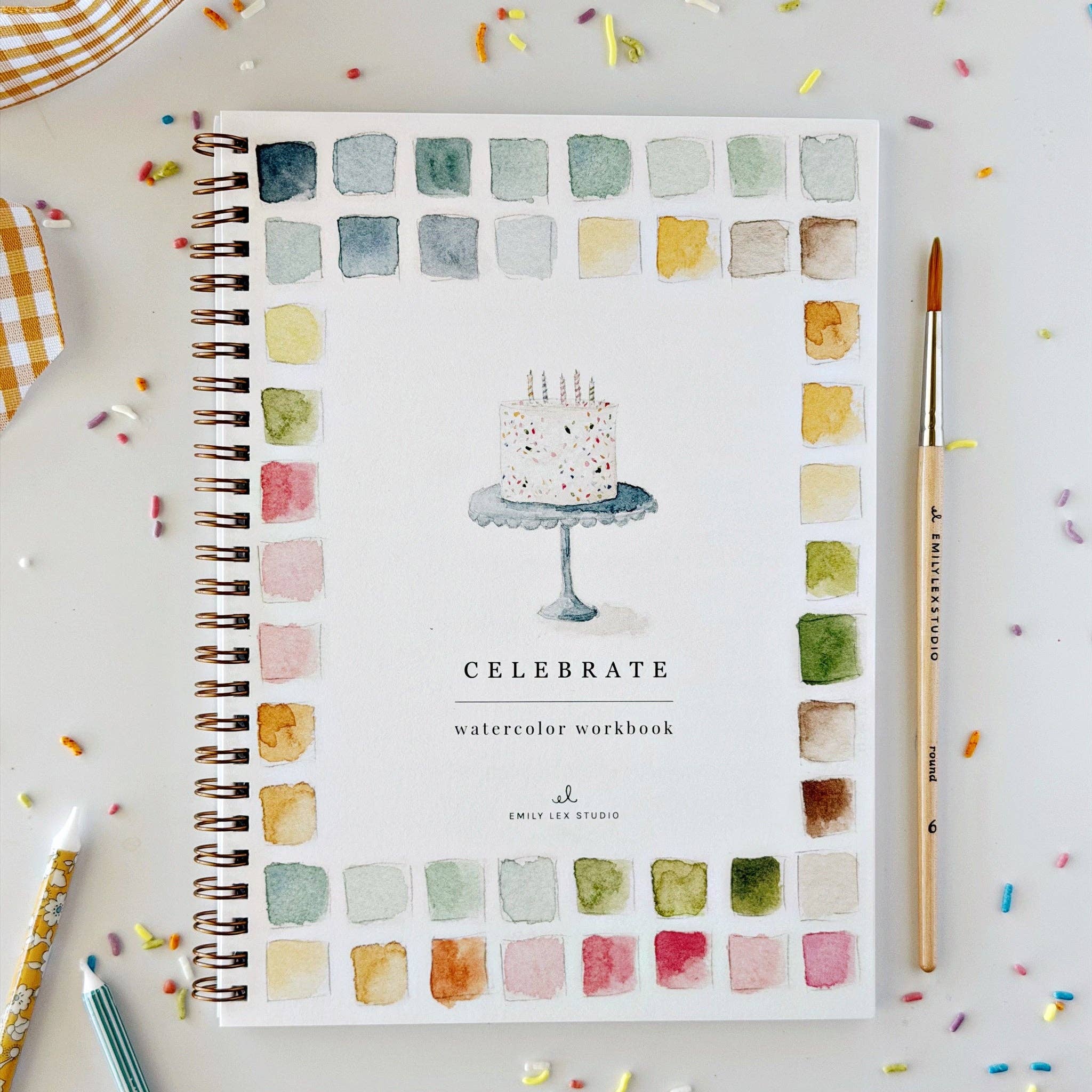 emily lex studio - Celebrate watercolor workbook