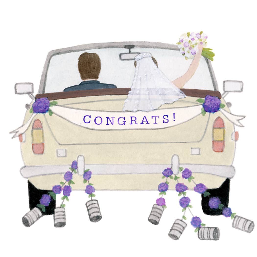 Dear Hancock - Congrats Wedding Car
