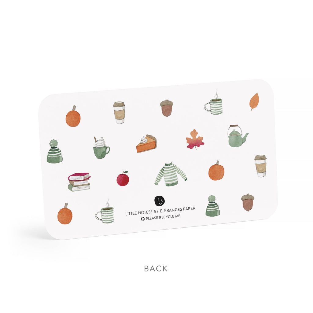 E. Frances Paper - Crisp & Cozy Little Notes® | Fall & Autumn Mini Notecards