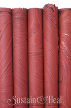 Sustain & Heal - Brick Red Marble Sheet #24