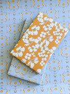 re:mused studio - California Poppy Gift Wrap Sheet – Double Sided: Single Sheets