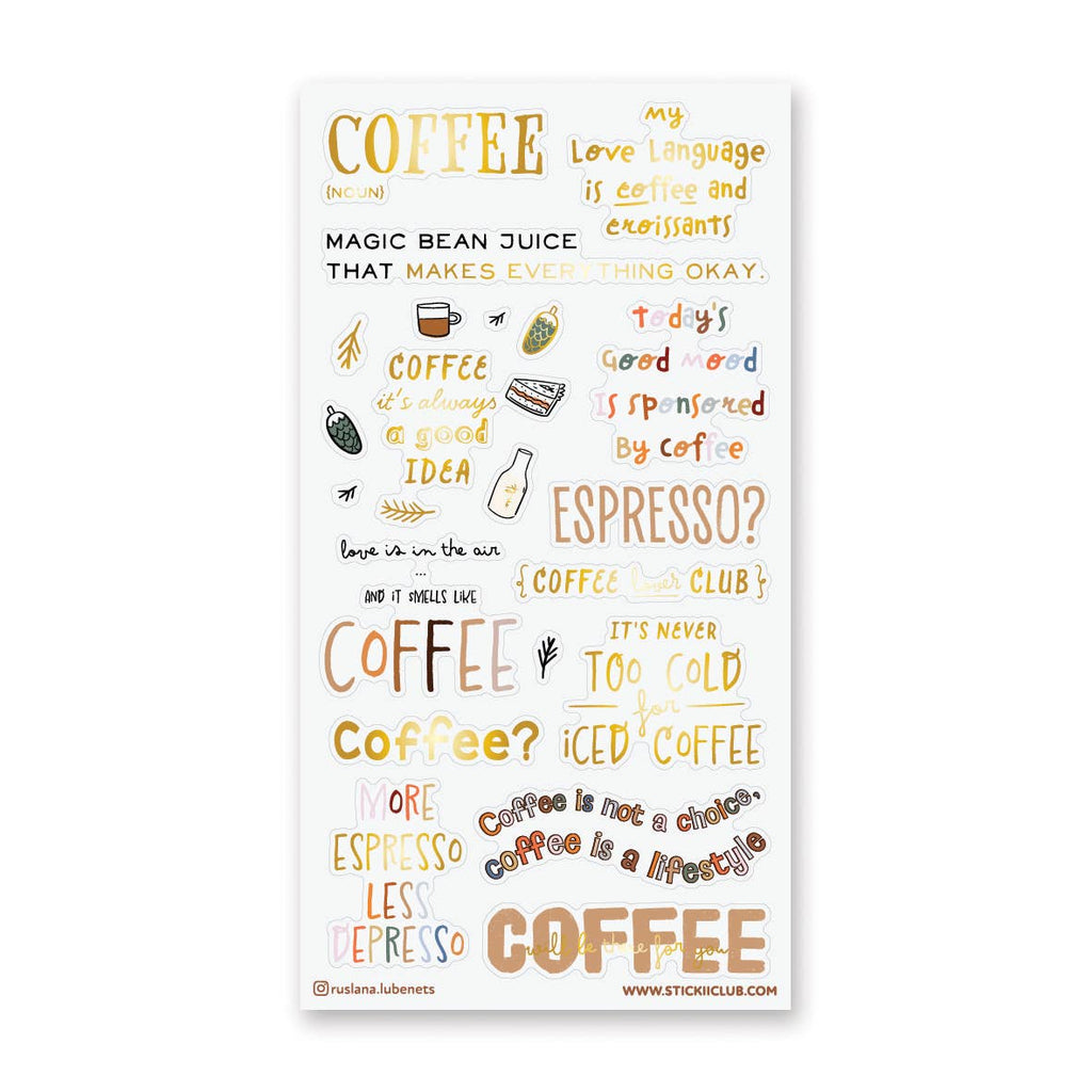 STICKII - Espresso Yourself Sticker Sheet