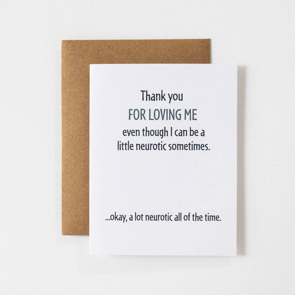 Modern Wit - Thank You For Loving Me, Anniversary Card
