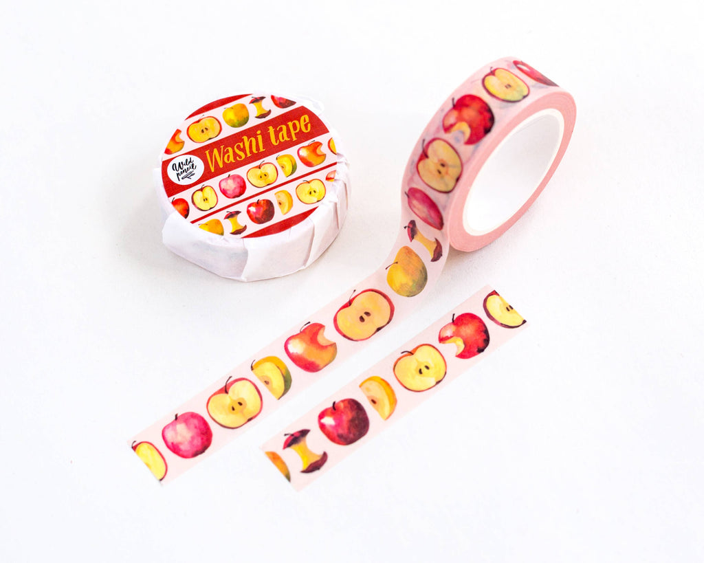 Wild Pencil Studio - Washi Tape — Apples