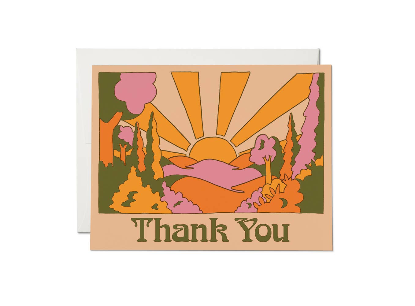 Red Cap Cards - Sunrise Thank You Greeting Card Boxed Set