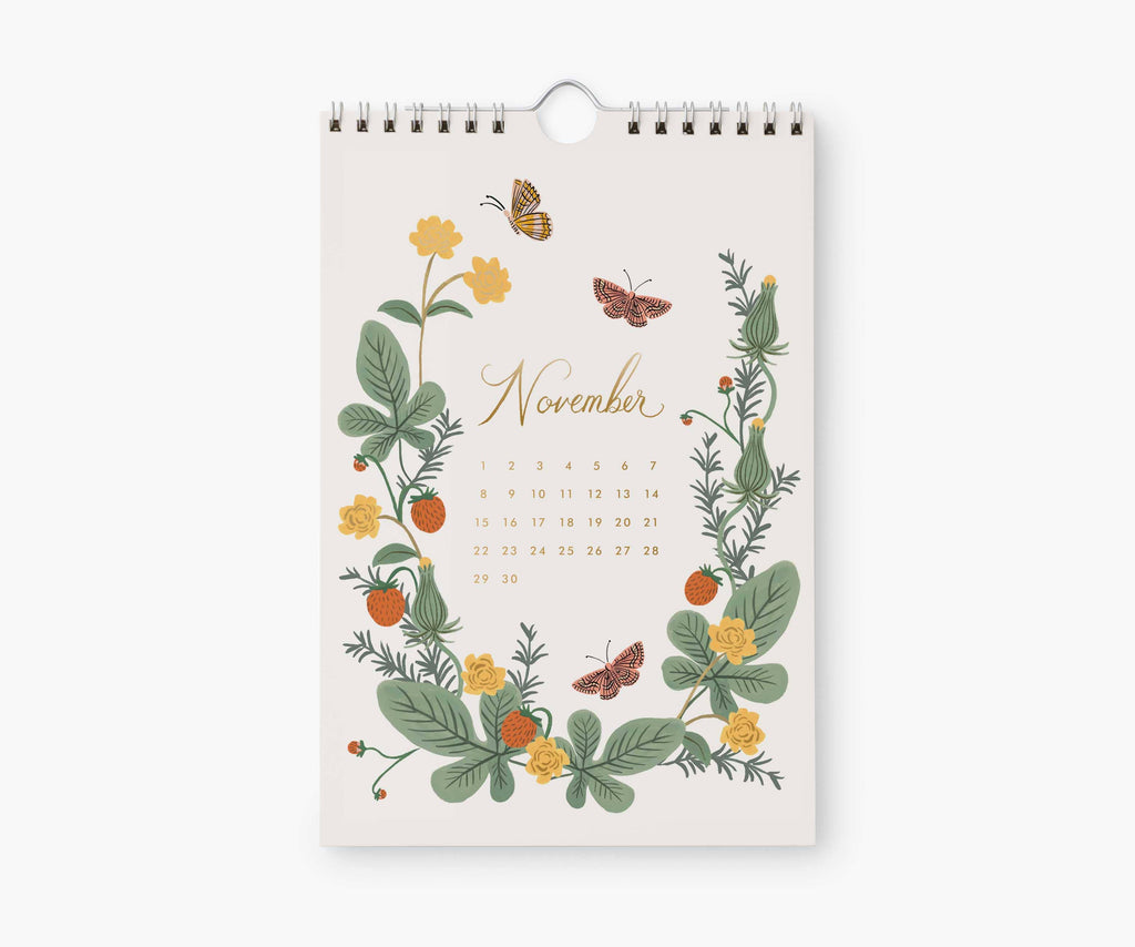 Rifle Paper Co. - 2026 Strawberry Fields Kitchen Calendar (6x9)