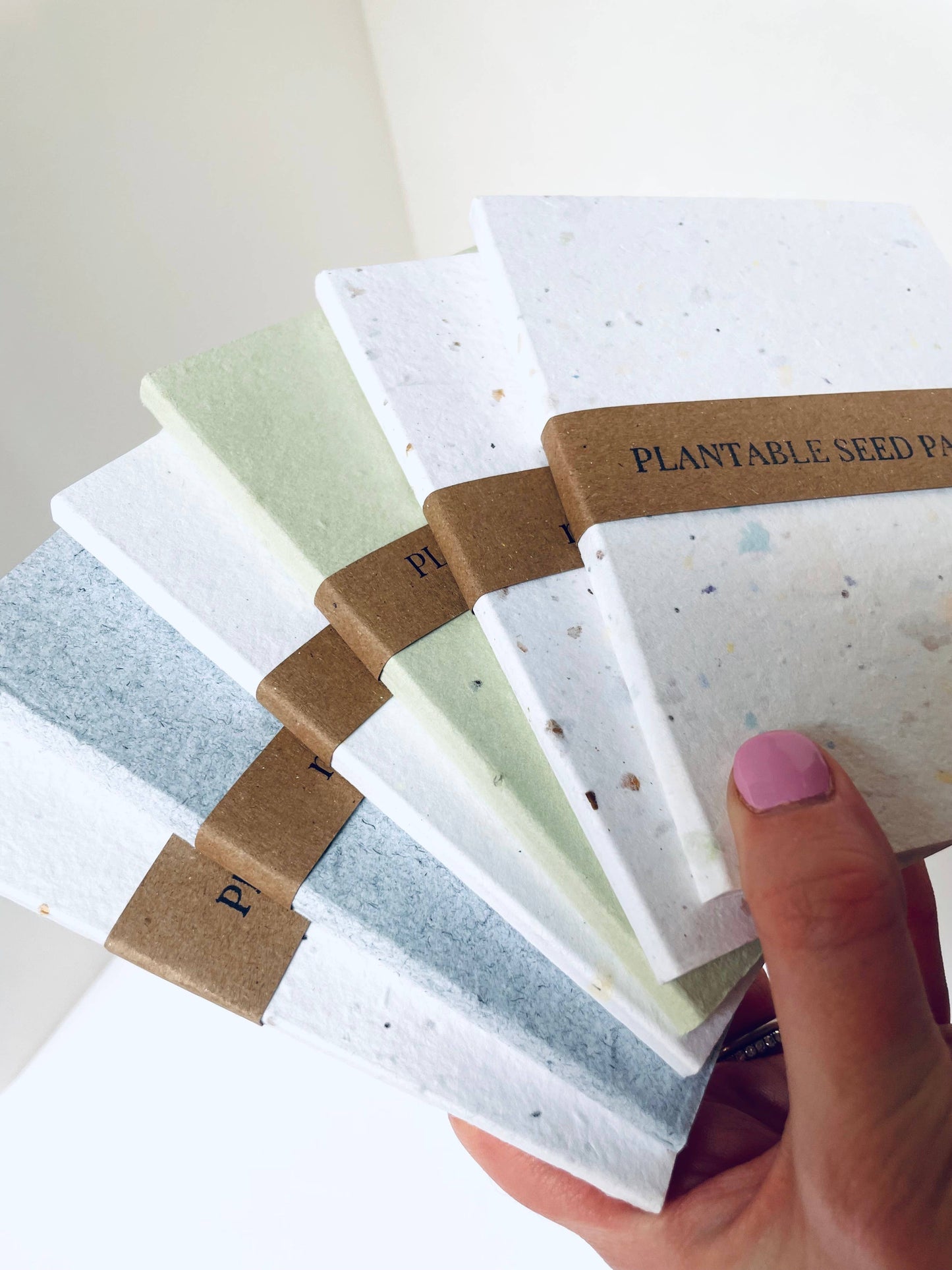 Atelier By Cat - Mini Recycled Coffee Confetti Notebook Eco-Friendly Book: Blank