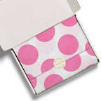 Red Cap Cards - Pink Dots tissue paper: 5 Sheets