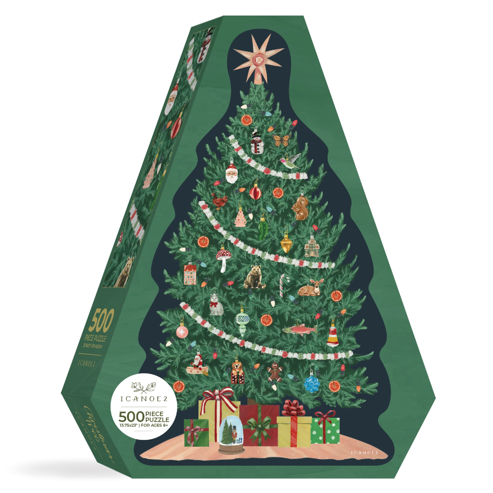 1Canoe2, Christmas Tree - 500 Piece Jigsaw Puzzle