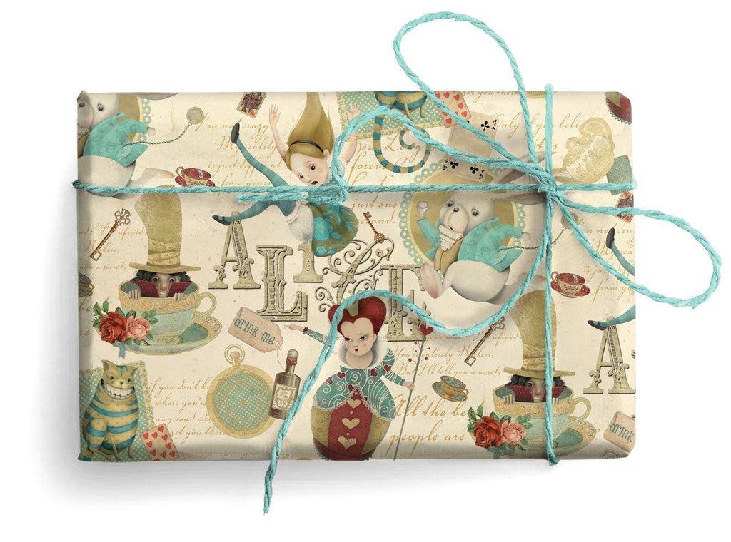 San Lorenzo Design - Florentine  Wrapping Paper, 19.7 x 27.6 in.: Penmanship