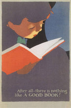 Found Image Press - Postcard LT-334 Nothing Like a Good Book