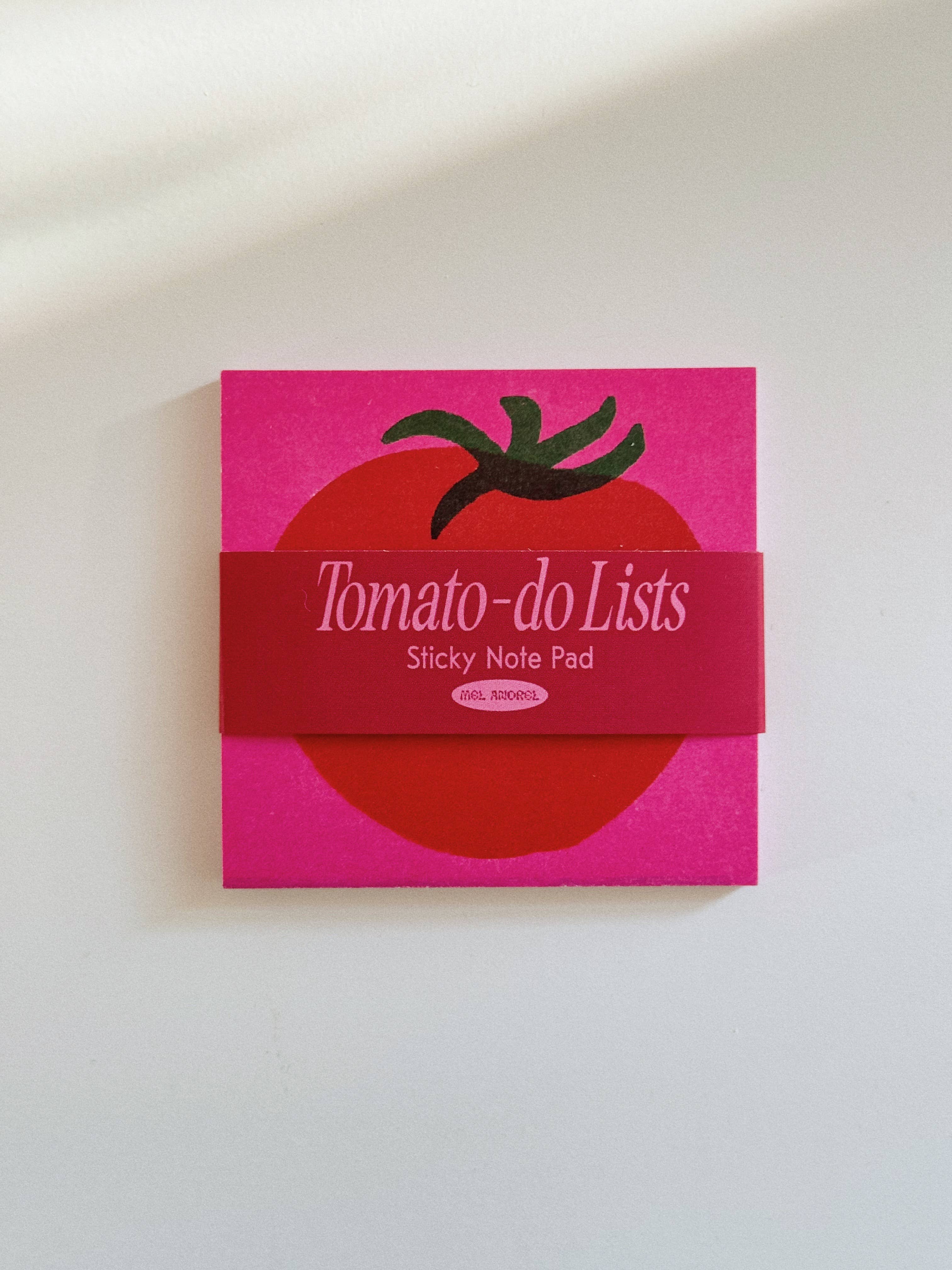 Mel Andrel - Tomato-do List Sticky Notes