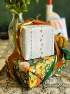 re:mused studio - Autumn Blooms Gift Wrap Sheet – Double Sided: Single Sheets