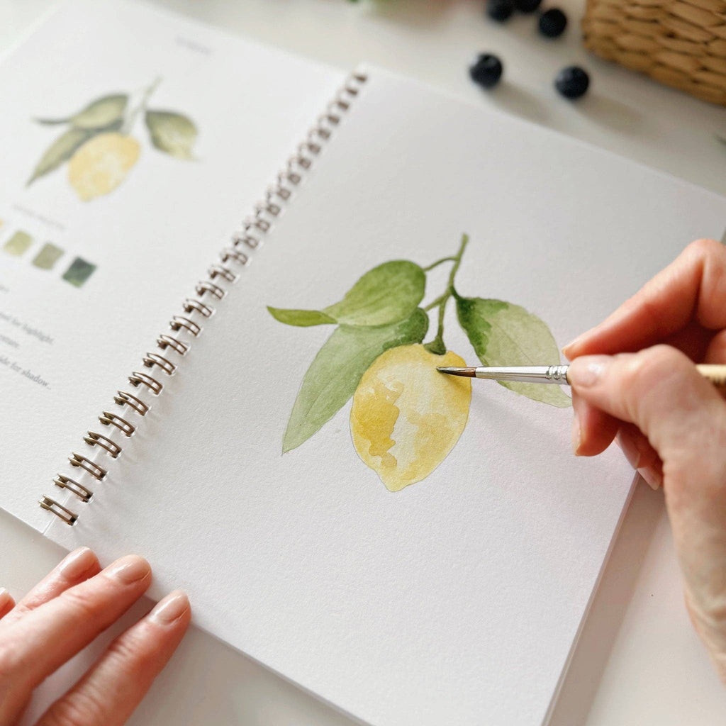 emily lex studio - Fruit watercolor workbook