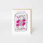 Egg Press Manufacturing - You Rule Mom Punny Letterpress Greeting Card
