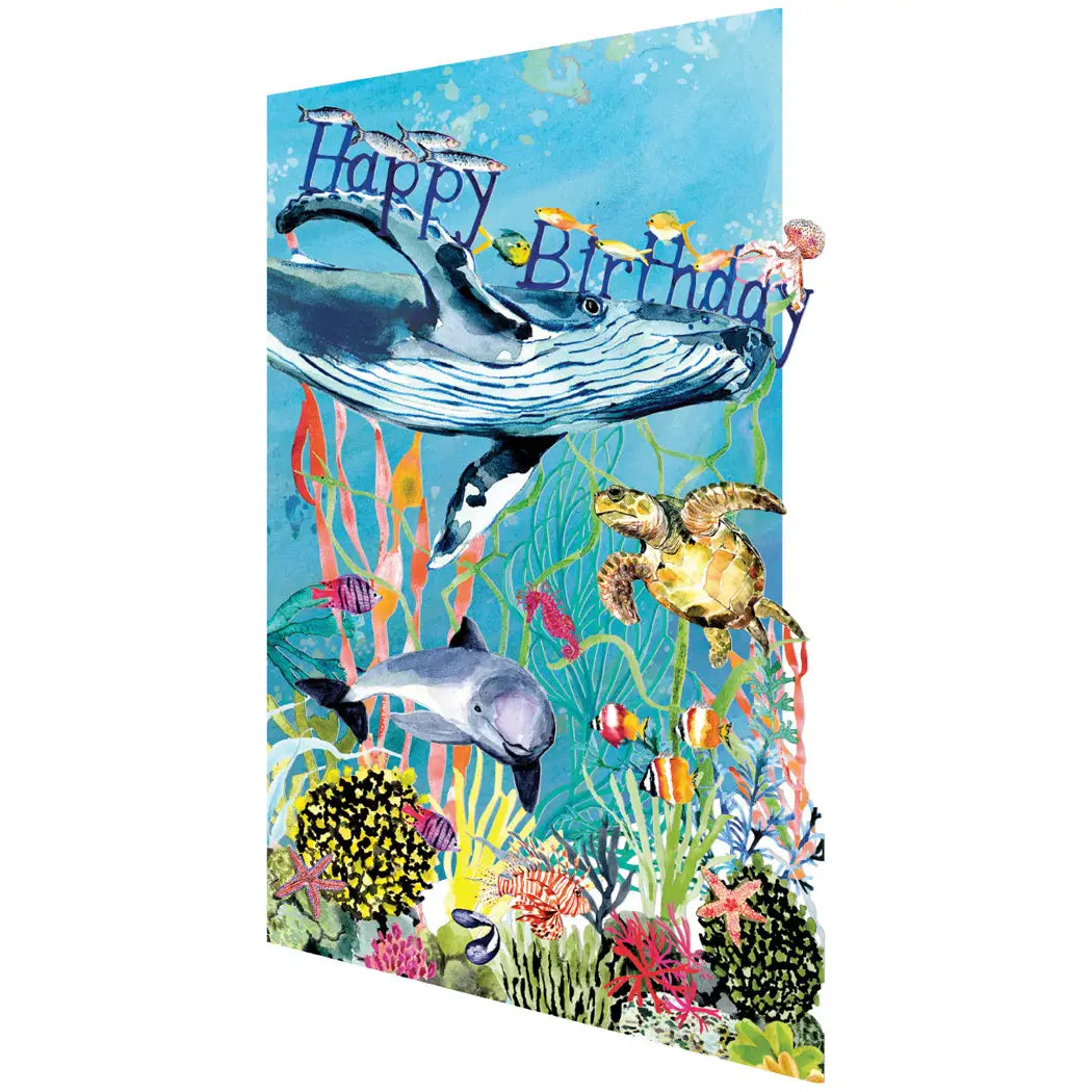 Oceania Birthday Lasercut card