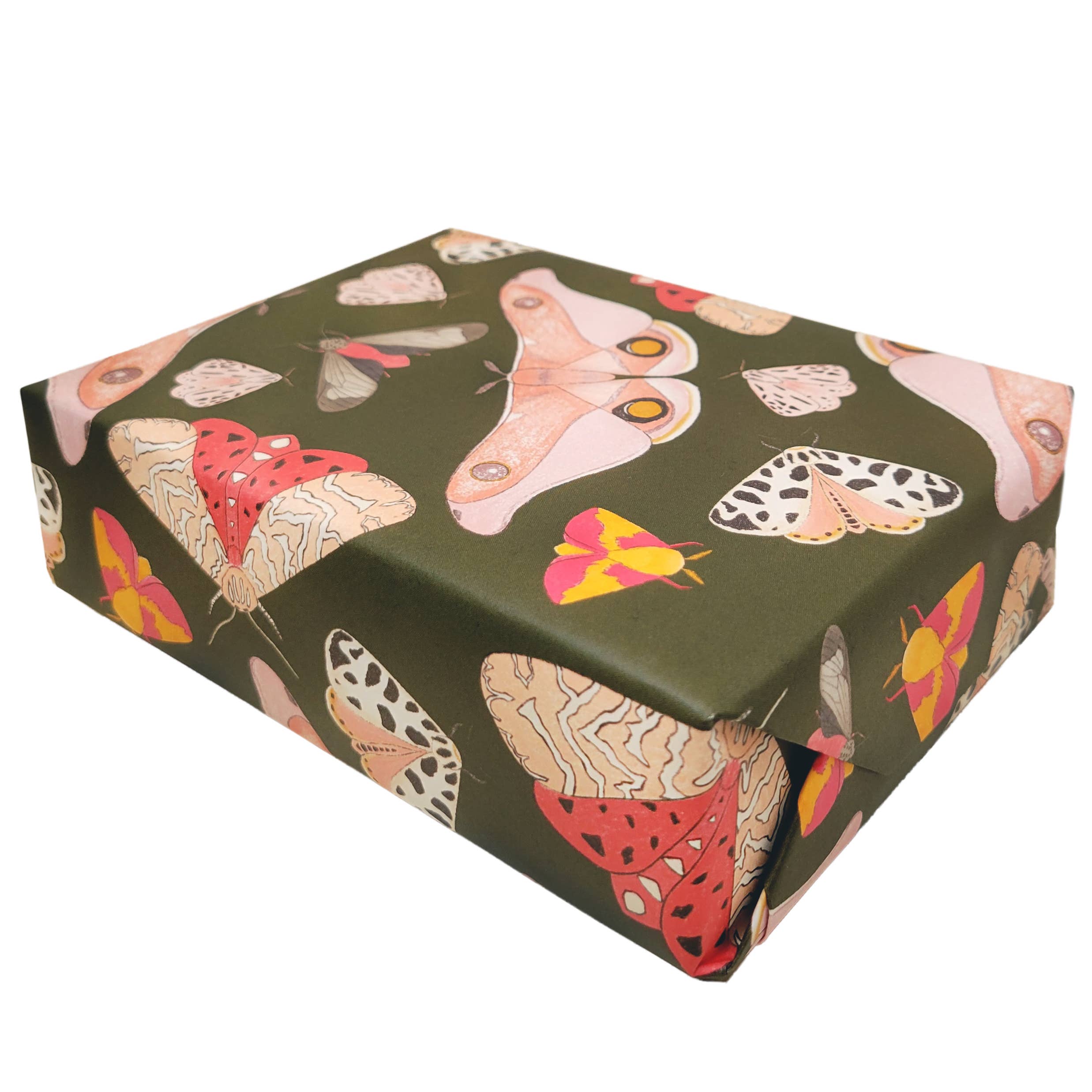 beve! - Pink Moth Gift Wrapping Paper