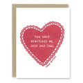Kindred Letterpress - Jane Austen Love Card | Valentine's Day Card