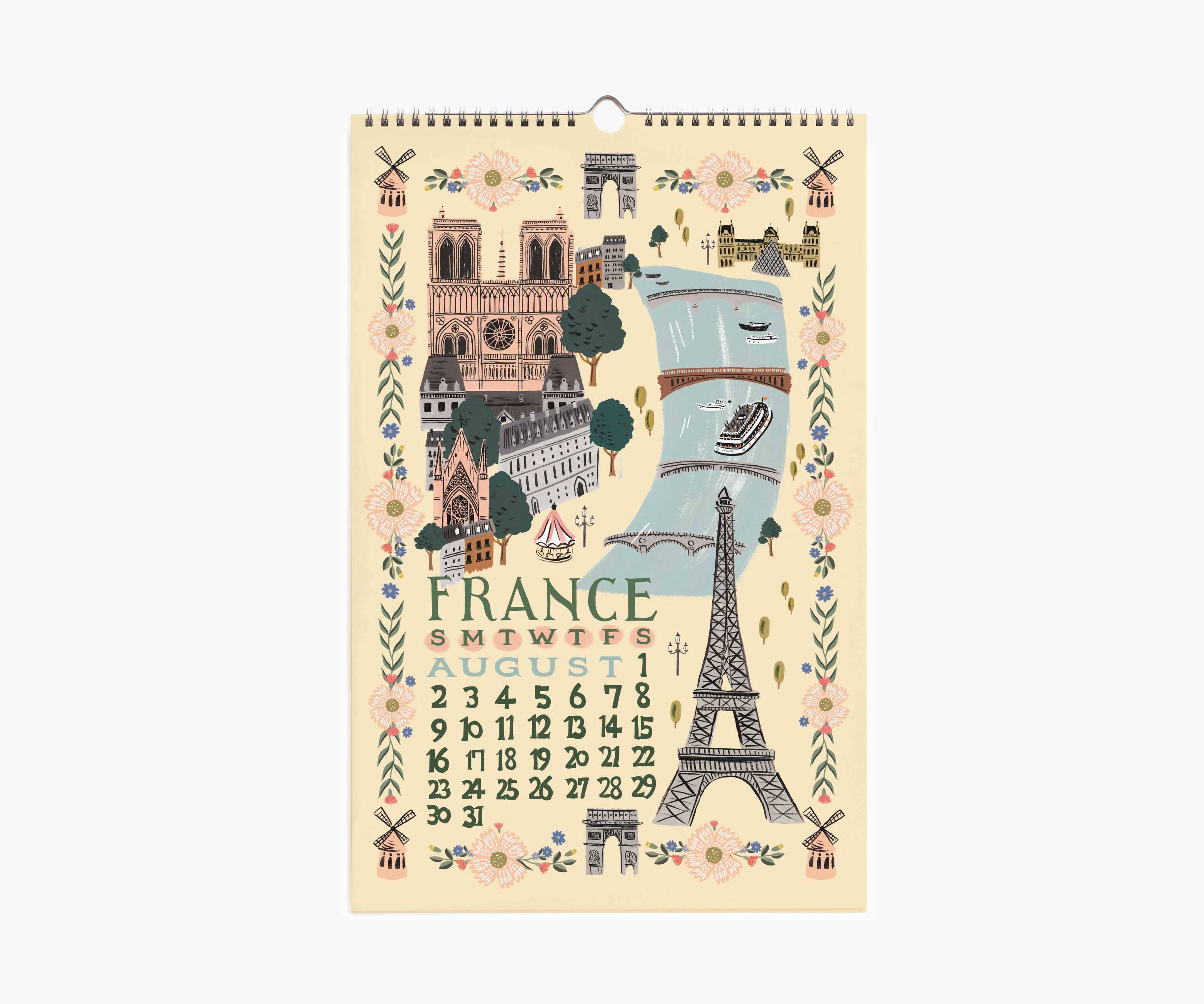 Rifle Paper Co. - 2026 World Travel Wall Calendar