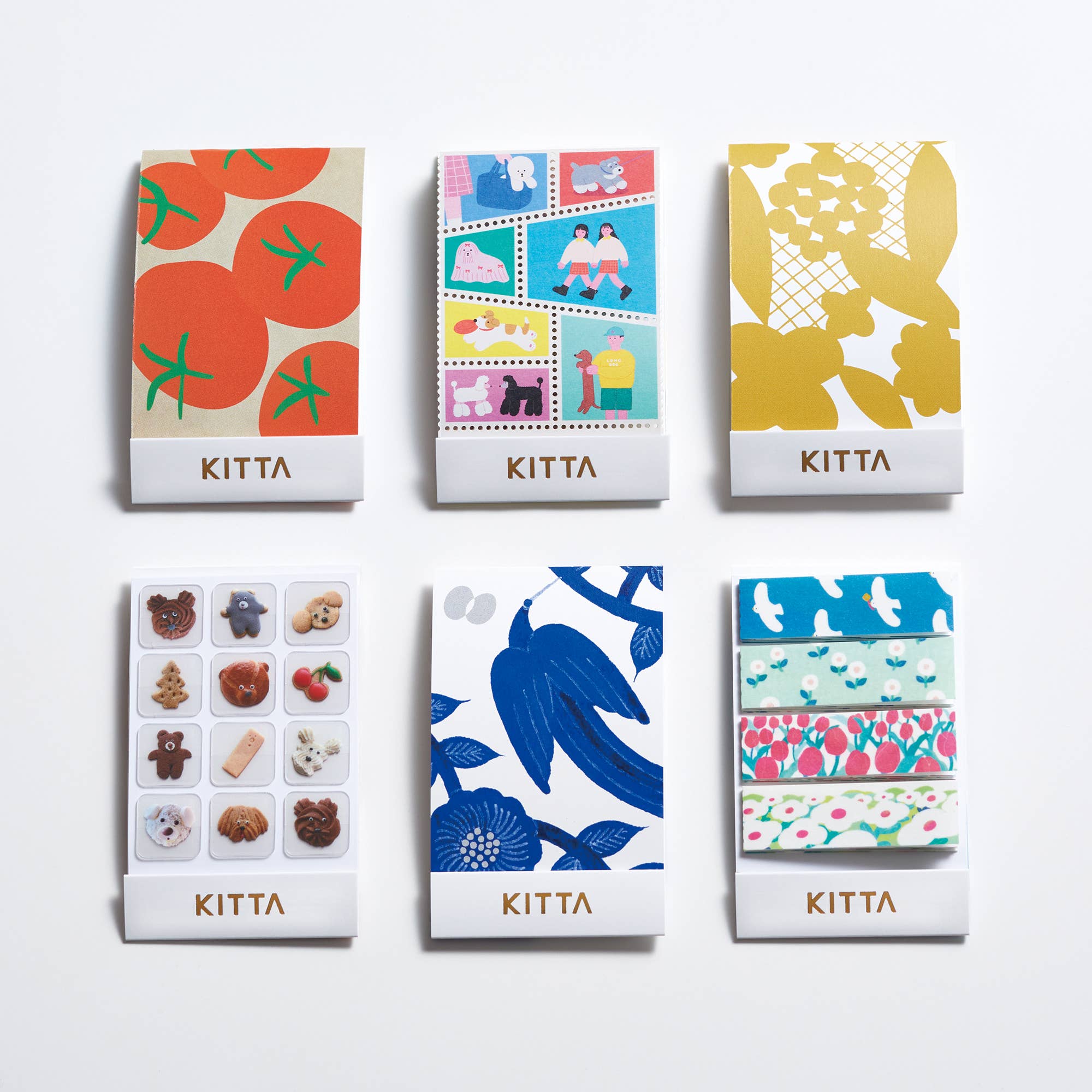 HITOTOKI by KING JIM - KITTA Portable Washi Decorative Tape: -Craft- Vegetables