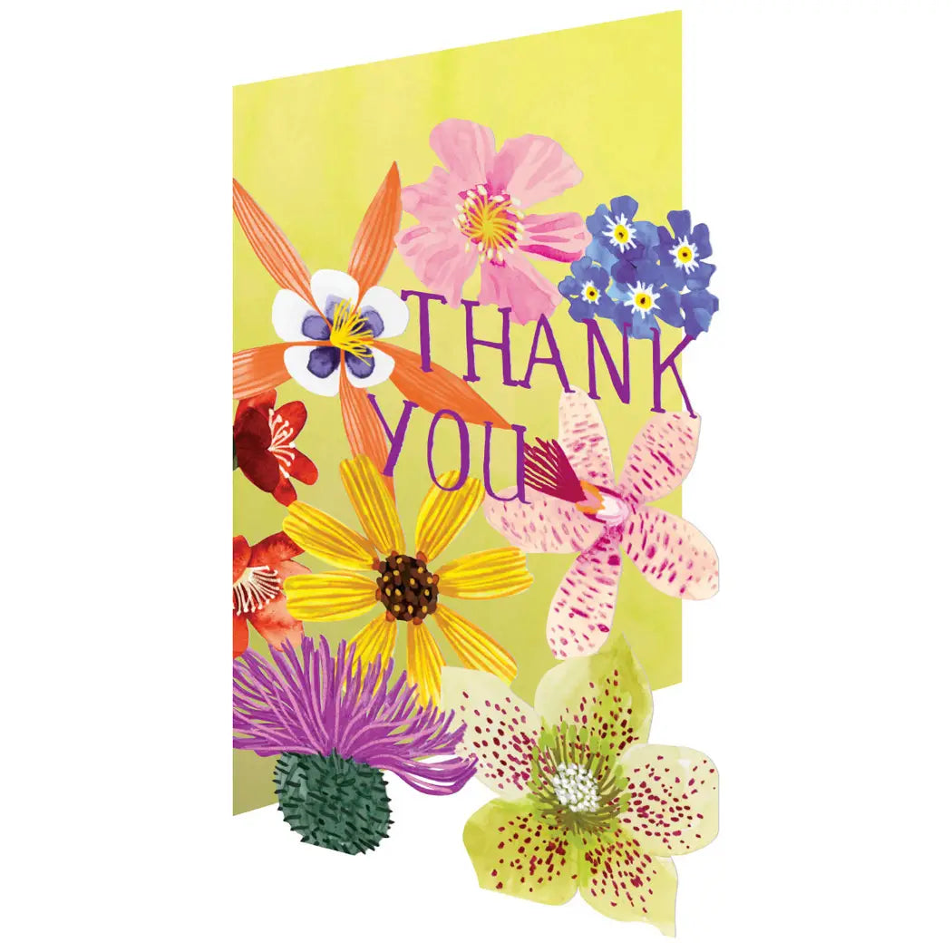 Supernova Thank you Lasercut card