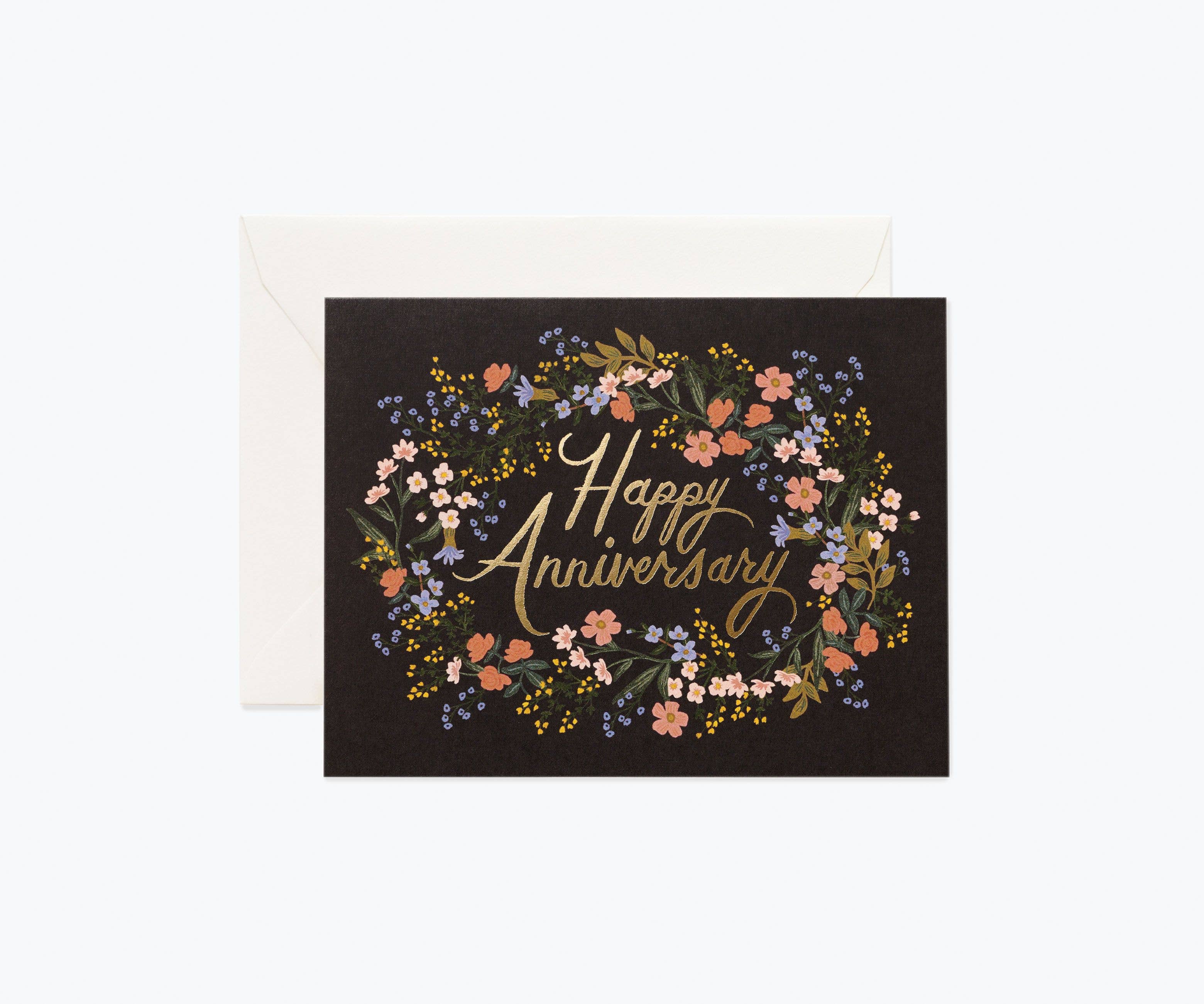 Rifle Paper Co. - Anniversary Wreath Card