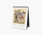 Rifle Paper Co. - 2026 Travel Sketchbook Desk Calendar