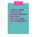 Redback Cards -  Ingredients Humor Fridge Magnet