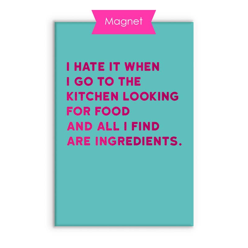 Redback Cards -  Ingredients Humor Fridge Magnet
