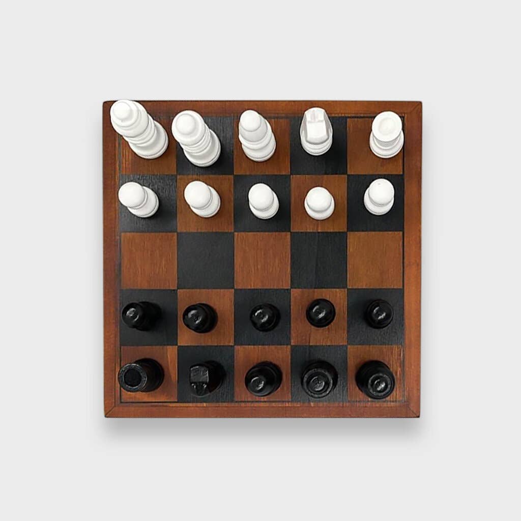 SK - Mini Chess - Endgame - Wooden Game