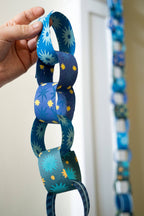East End Press - BLUE & YELLOW PAPER CHAIN KIT