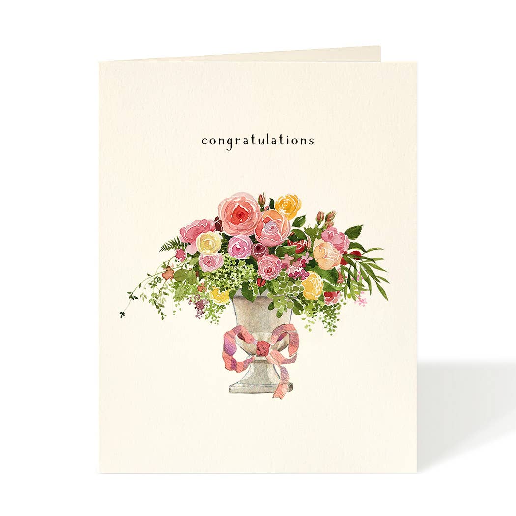 Felix Doolittle - Centerpiece - Flowers Wedding Greeting Card