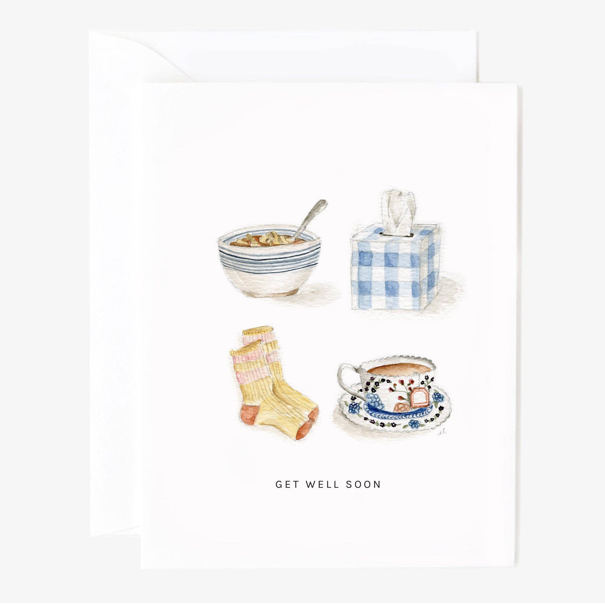 emily lex studio - Get Well Things Card