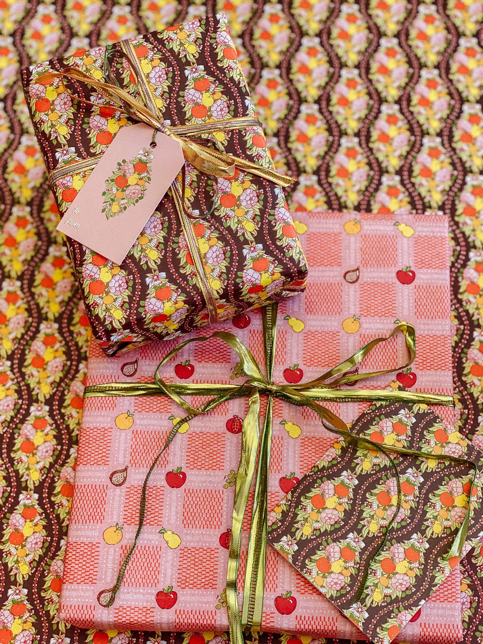 re:mused studio - Orchard Vines A2 Greeting Card