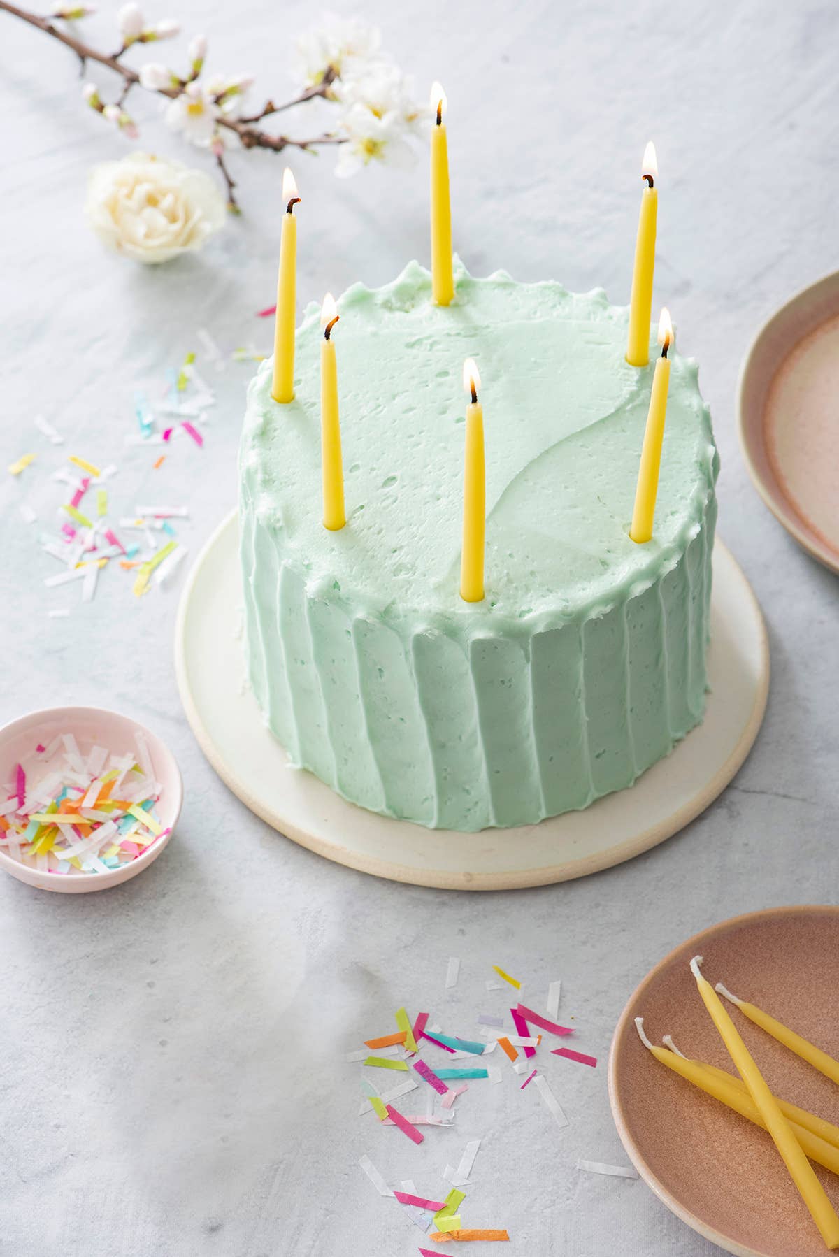 Anellabees - Party Decor 100% Pure Beeswax Birthday Candles