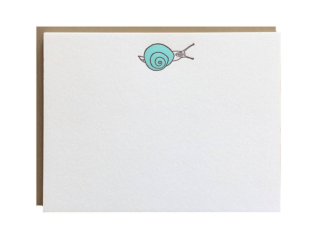 Noteworthy Paper & Press - Snail Mail Flat Notes (Boxed Set of 8)