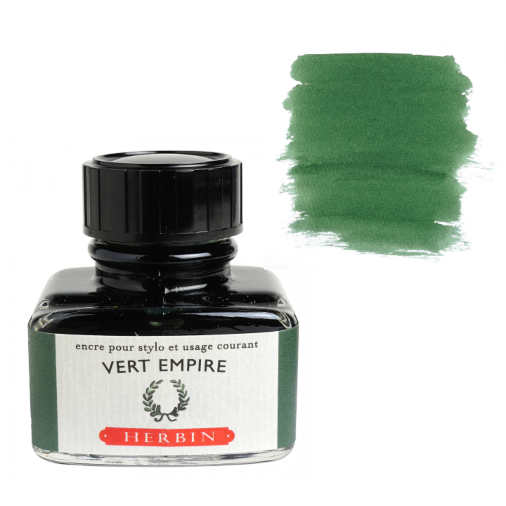 Herbin Fountain Pen Ink 30ml Bottle, Cacao du Bresil (Brazilian Cocoa)