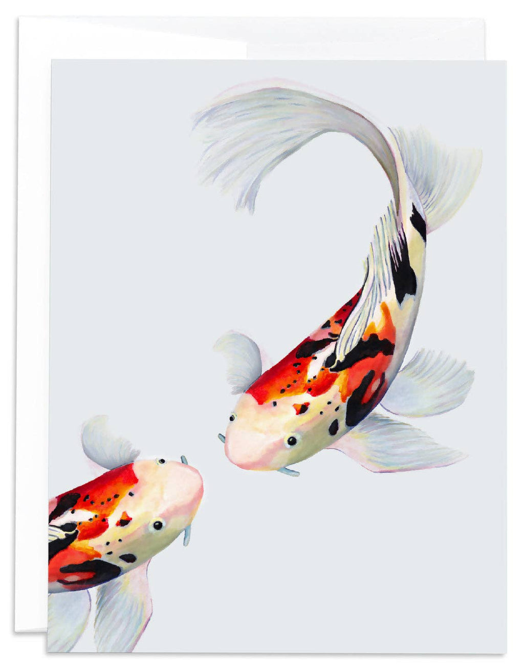 J6R6 - Koi Fish Blank Card