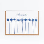Lady Pilot Letterpress - With Sympathy Greeting Card
