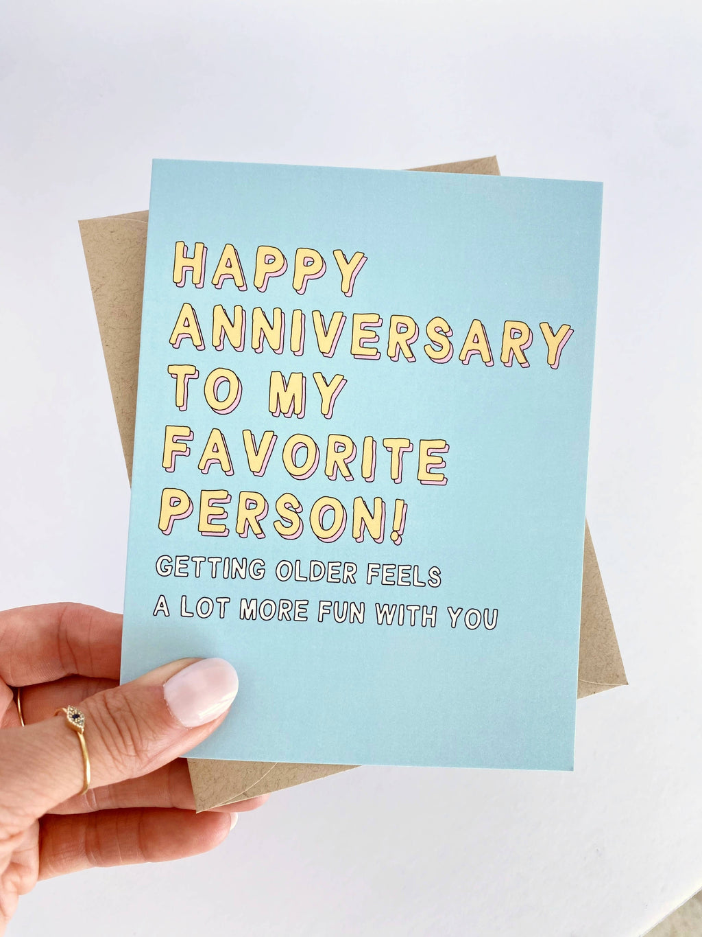 Five Dot Post - Happy Anniversary to My Favorite Person Anniversary Card
