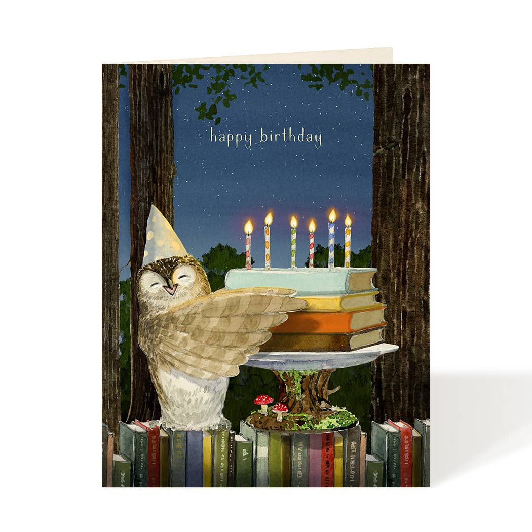 Felix Doolittle - Bookish Birthday - Birthday Greeting Card