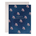 E. Frances Paper - Dainty Block Print Blue Birthday Greeting Card