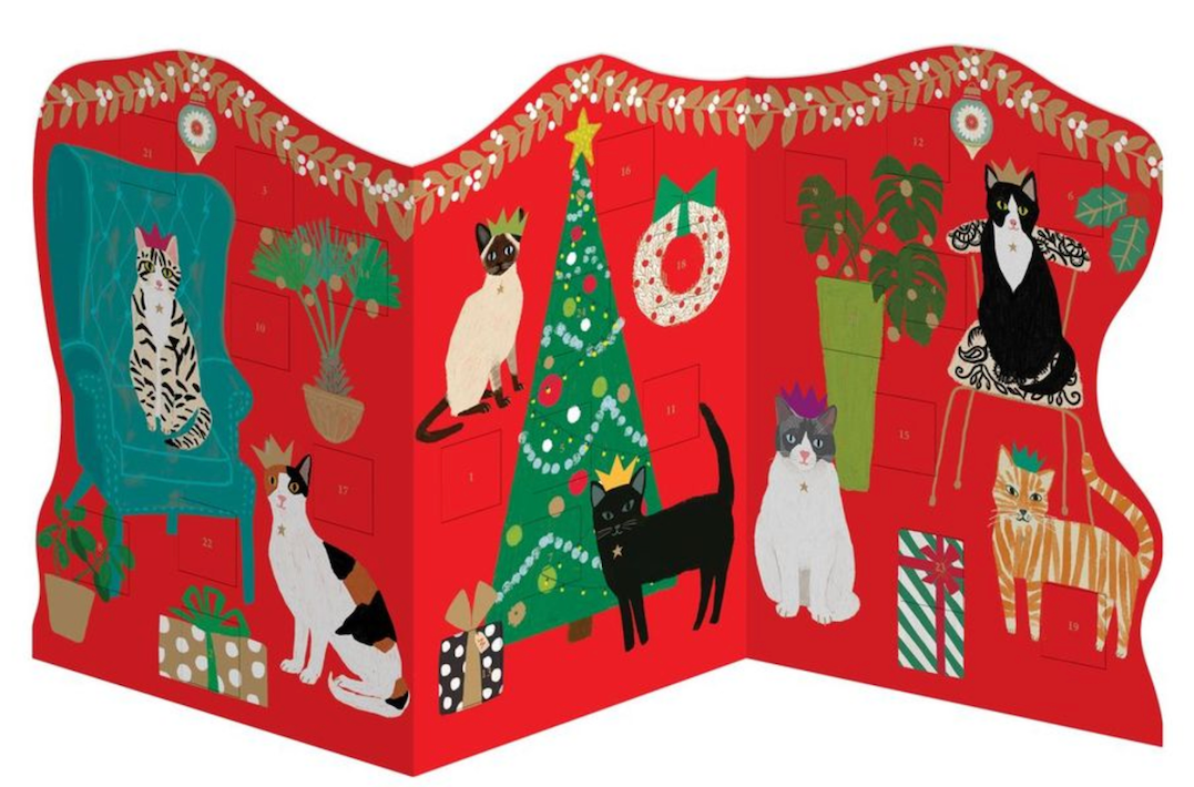 Cozy Cats Trifold Advent Calendar